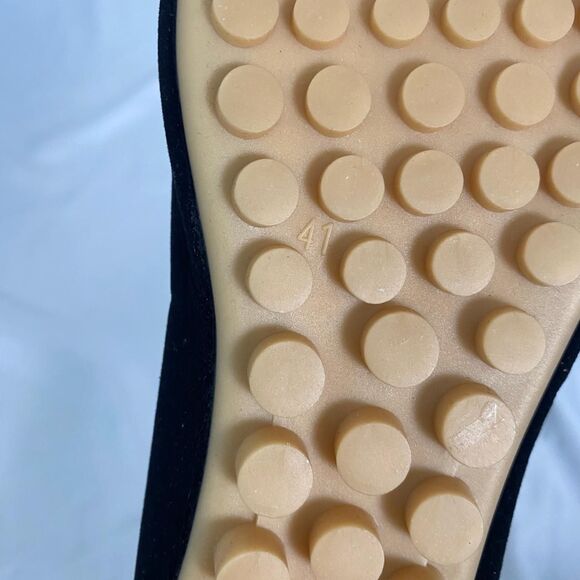 Boho Leopard Animal Print Black Brown Loafers / Slip Ons EU 41 US 10.5 - Picture 7 of 8